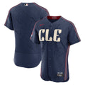 Cleveland Guardians | Nike Navy City Connect Authentic Sponsor Patch Jersey