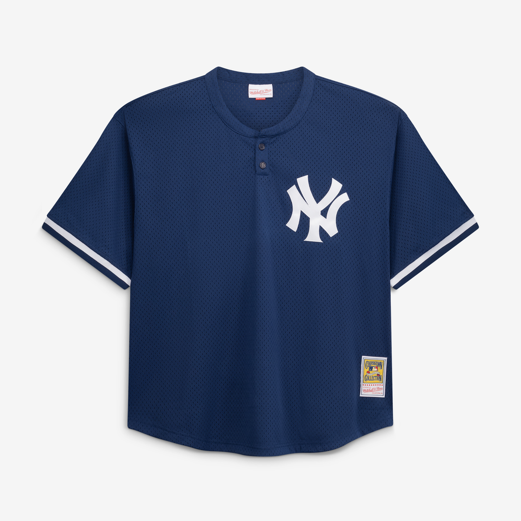 New York Yankees Mariano Rivera | Mitchell & Ness Navy Cooperstown Collection Big & Tall Mesh Batting Practice Jersey