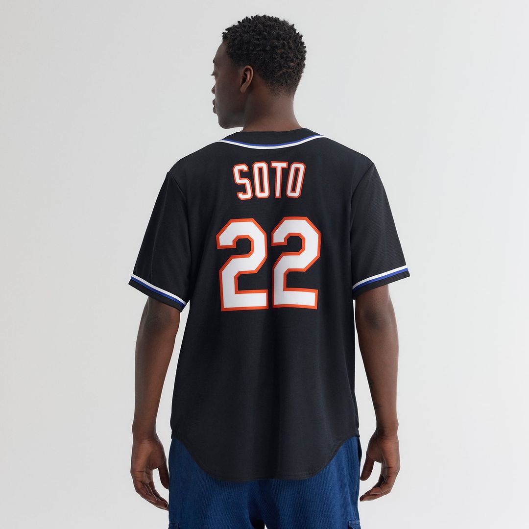 New York Mets Juan Soto | Nike Fashion Replica Black Out Jersey