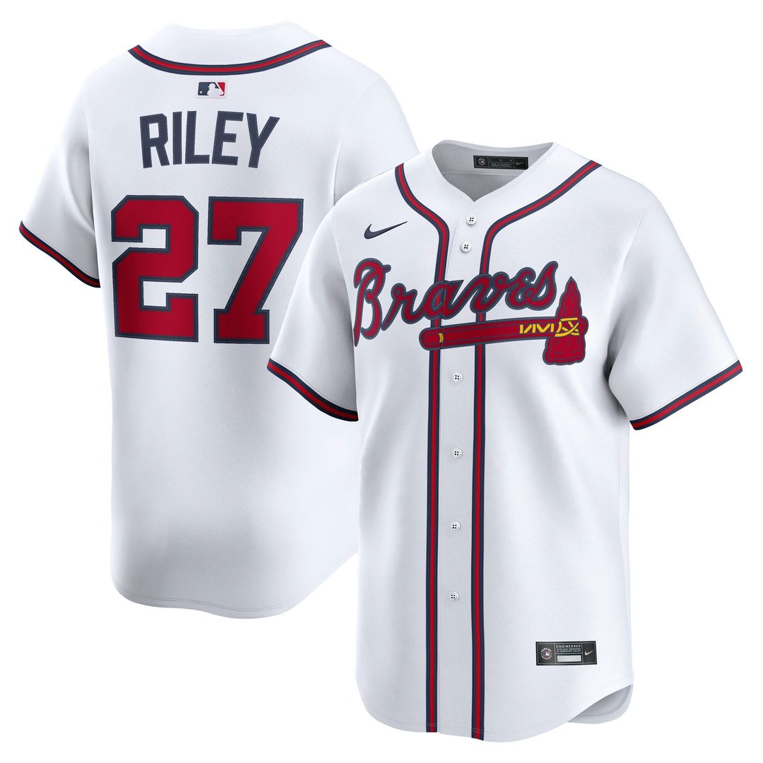 Atlanta Braves Austin Riley | Nike White Home Limited Player Jersey