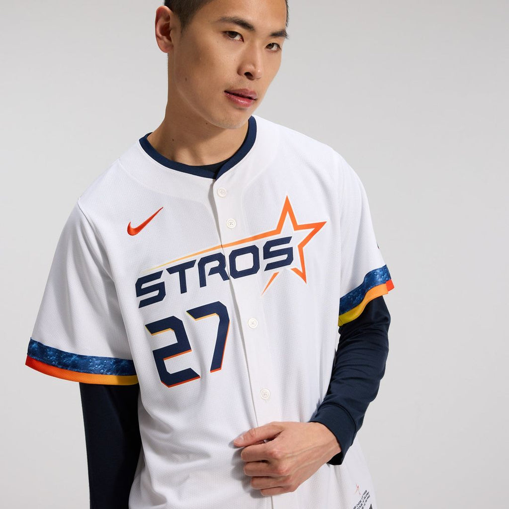Houston Astros Jose Altuve | Nike White 2025 City Connect Limited Player Jersey