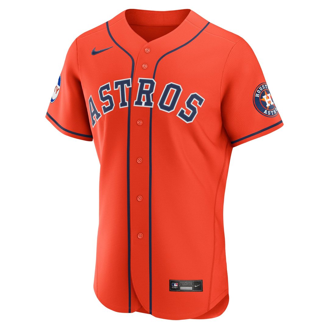 Houston Astros | Nike Navy Alternate Sponsor Patch Authentic Jersey