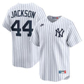 New York Yankees Reggie Jackson | Nike White Throwback Cooperstown Collection Limited Jersey