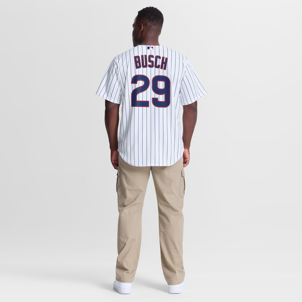 Chicago Cubs Michael Busch | Nike White Home Replica Jersey