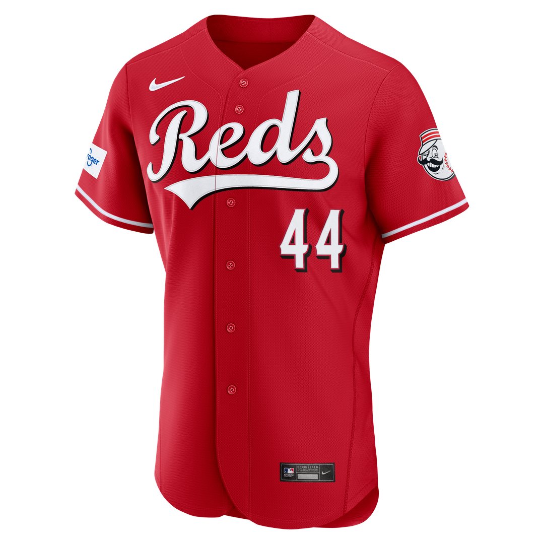 Cincinnati Reds Elly De La Cruz | Nike Red Alternate Authentic Sponsor Patch Jersey