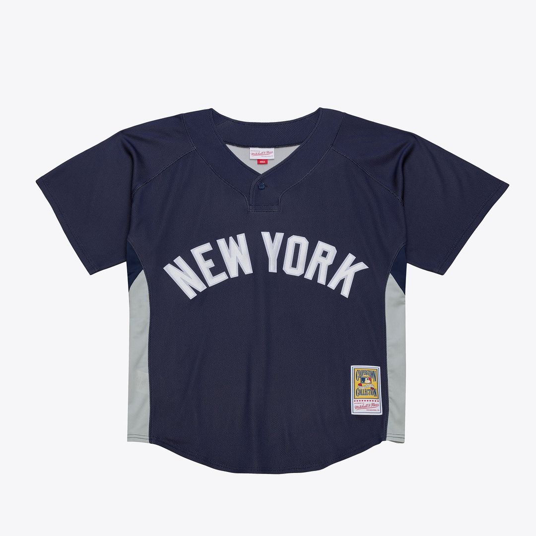 New York Yankees CC Sabathia | Mitchell & Ness Navy 2009 Authentic Batting Practice Jersey