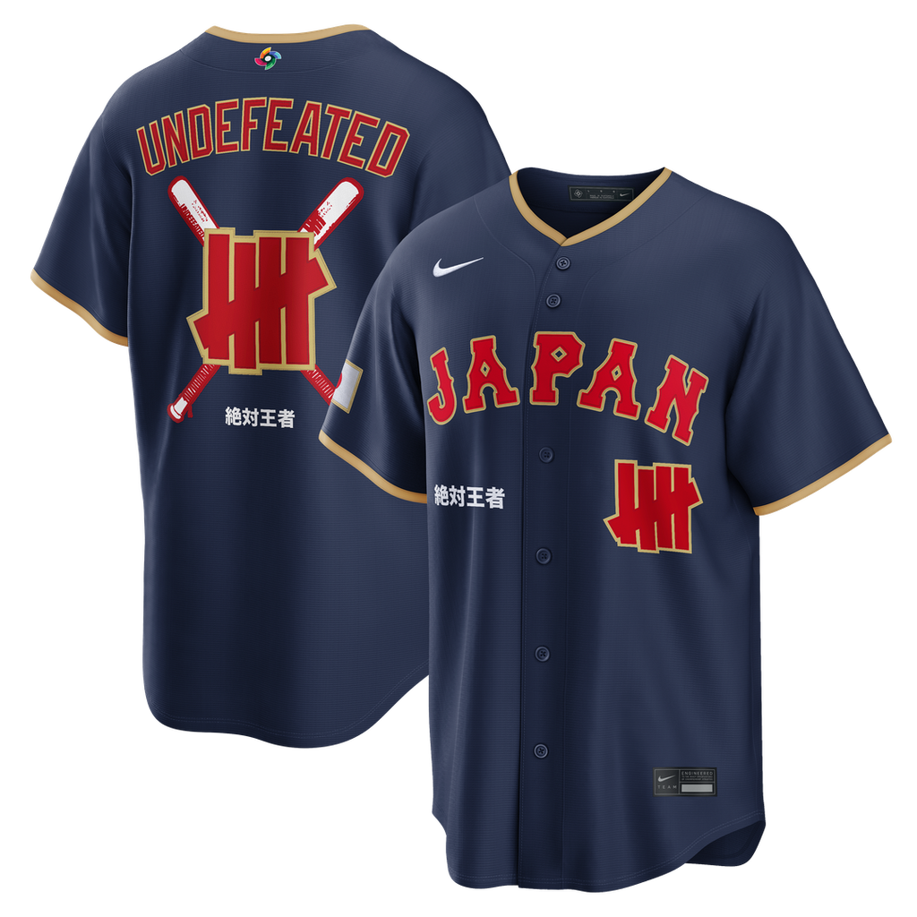 Japan Baseball | Nike x Undefeated Navy 2026 World Baseball Classic Stadium Jersey