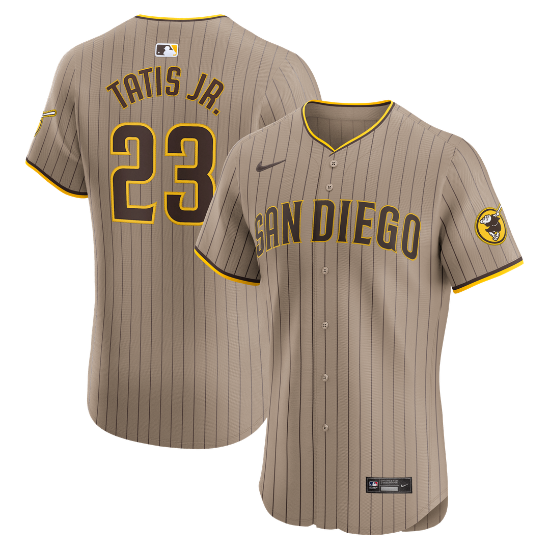 San Diego Padres Fernando Tatis Jr. | Nike Sand Alternate Elite Player Jersey