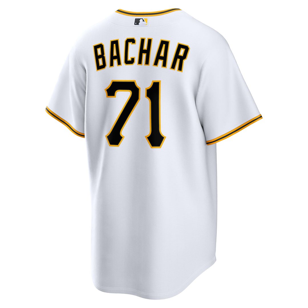 Pittsburgh Pirates Lake Bachar | Nike White Home Replica Jersey