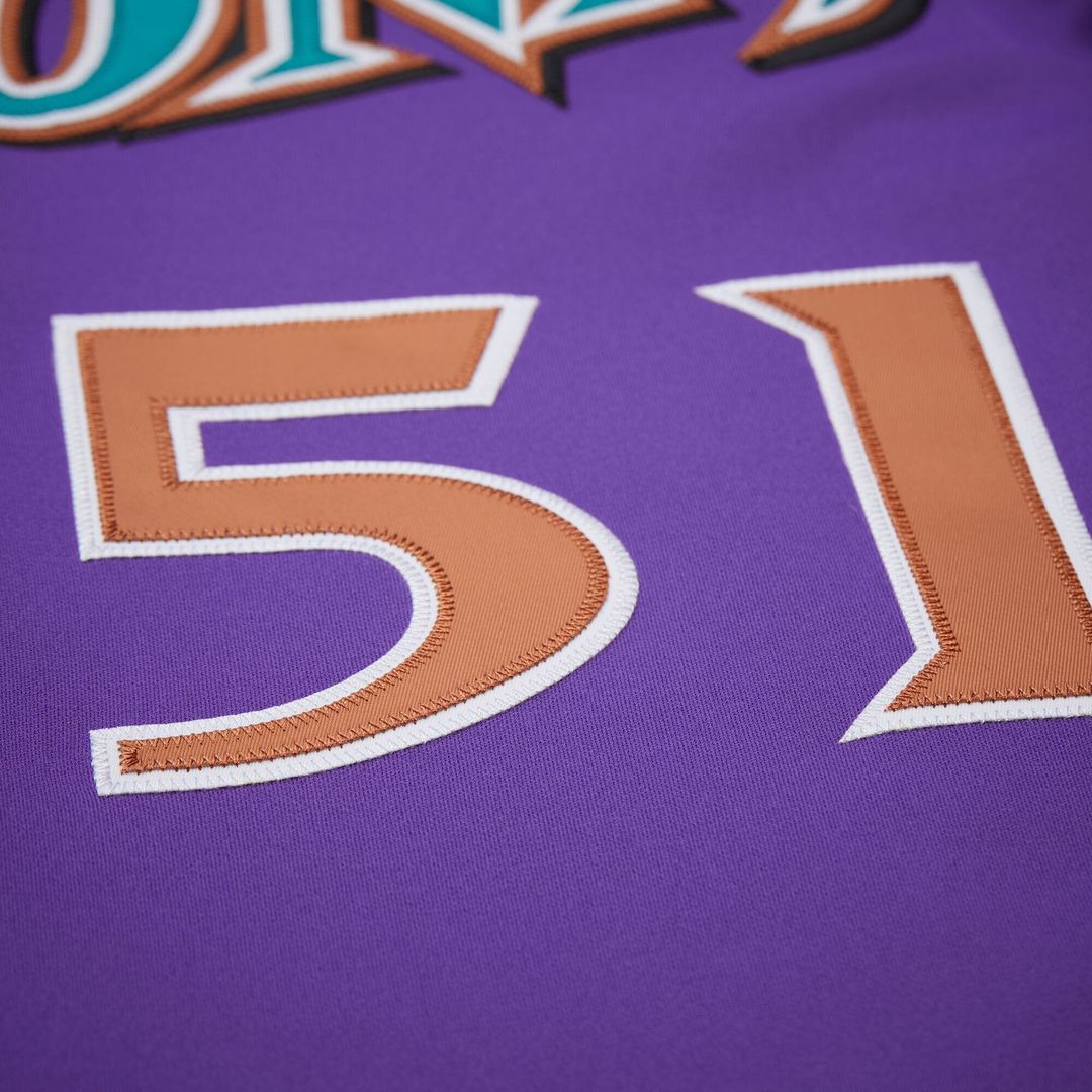 Arizona Diamondbacks Randy Johnson | Mitchell & Ness Purple 2000 Throwback Authentic Jersey