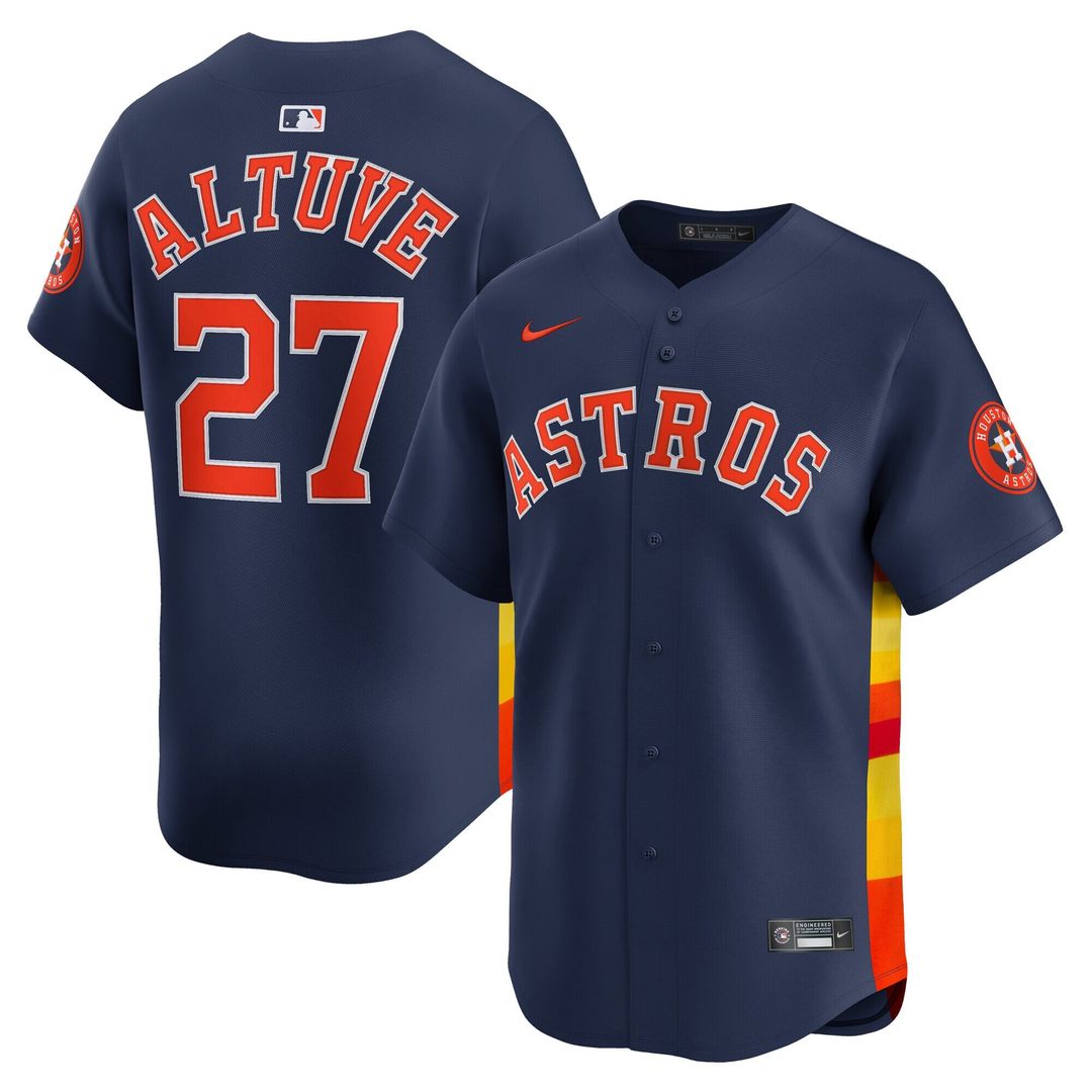 Houston Astros Jose Altuve | Nike Navy Alternate Limited Player Jersey