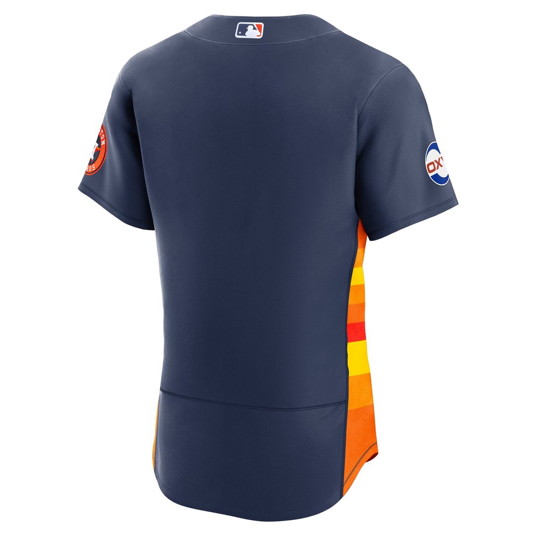 Houston Astros | Nike Navy Alternate Sponsor Patch Authentic Jersey