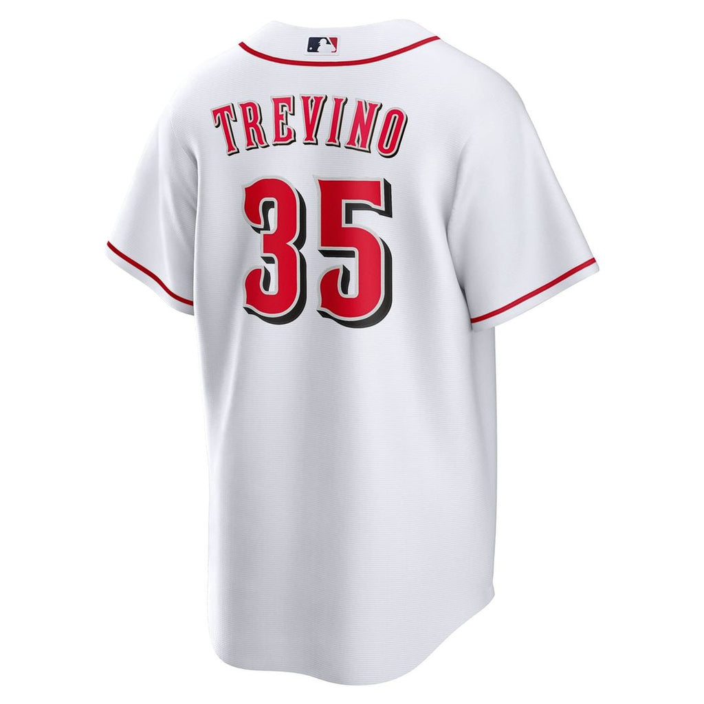 Cincinnati Reds Jose Trevino | Nike White Home Replica Jersey