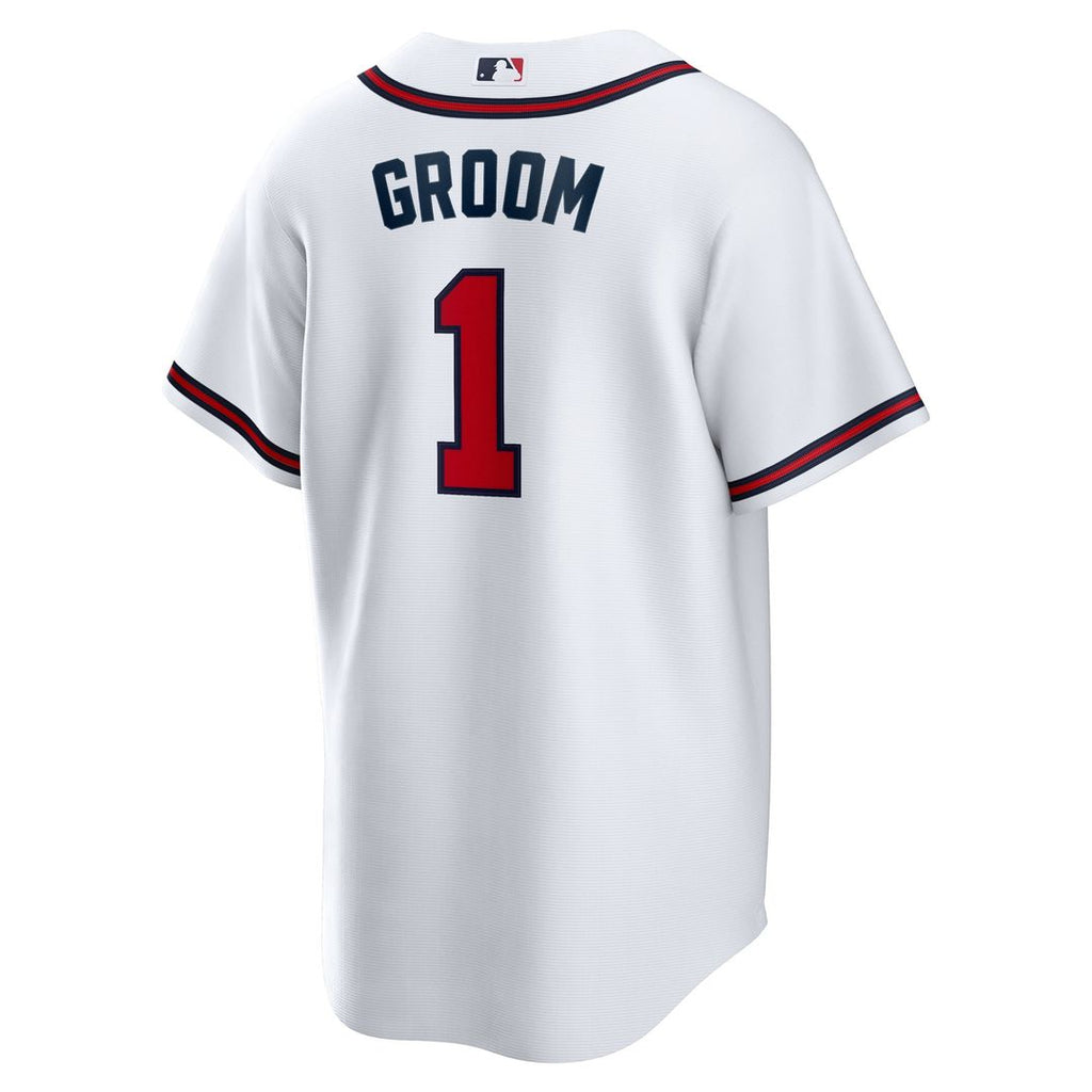 Atlanta Braves | Nike White #1 Groom Home Replica Jersey