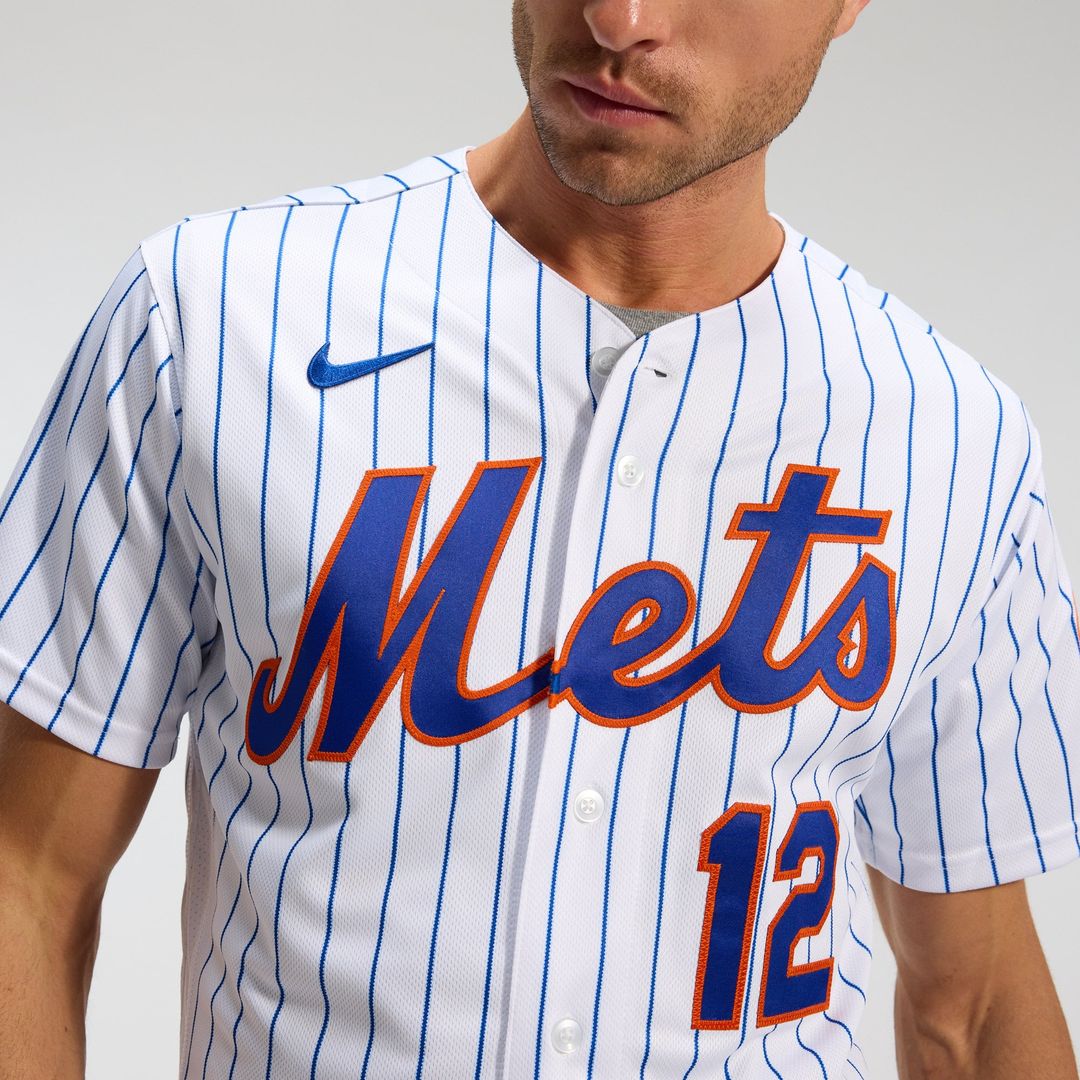 New York Mets Francisco Lindor | Nike White Home Authentic Player Jersey