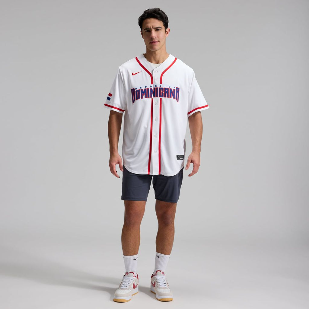 Dominican Republic Baseball | Nike White 2026 World Baseball Classic Home Stadium Jersey