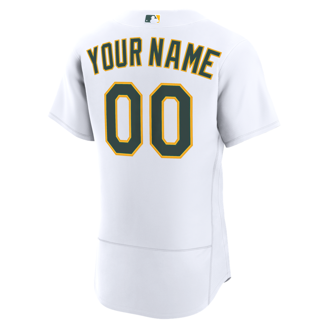 Athletics | Nike White Home Authentic Custom Jersey