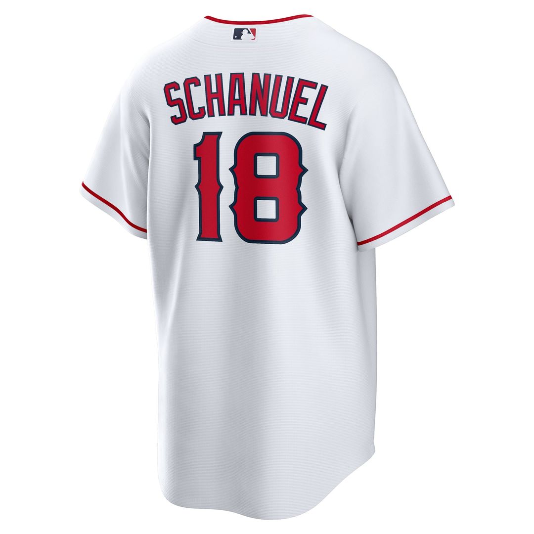Los Angeles Angels Nolan Schanuel | Nike White Home Replica Jersey