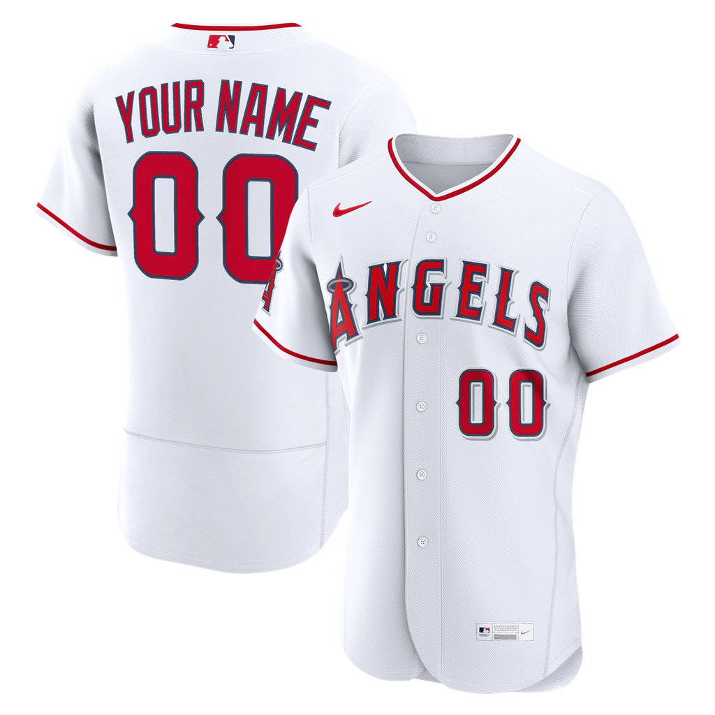 Los Angeles Angels | Nike White Home Authentic Custom Jersey