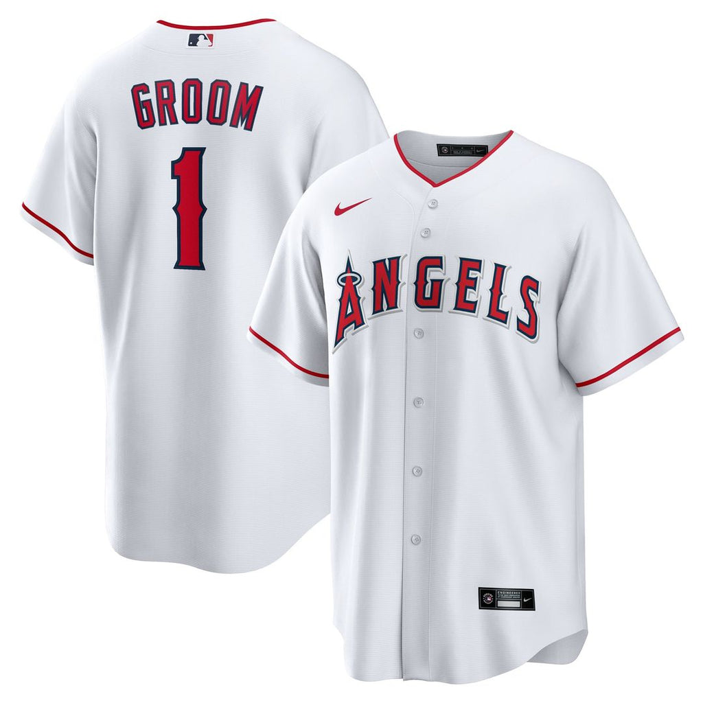 Los Angeles Angels | Nike White #1 Groom Home Replica Jersey