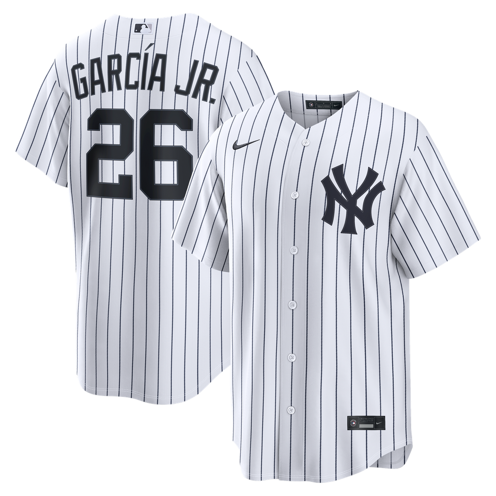 New York Yankees Luis García Jr. | Nike White Home Replica Jersey