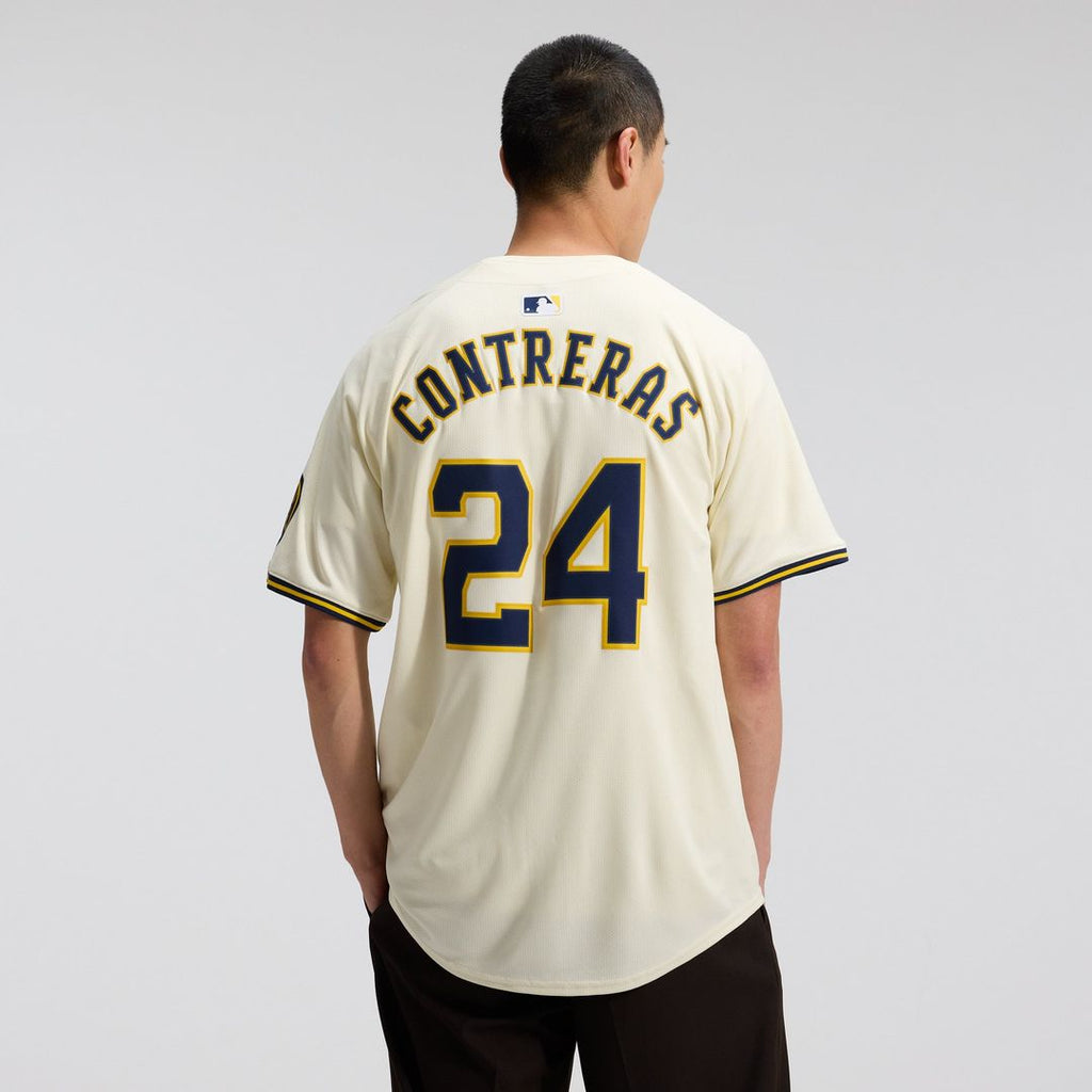 Milwaukee Brewers William Contreras | Nike Cream Home Limited Player Jersey