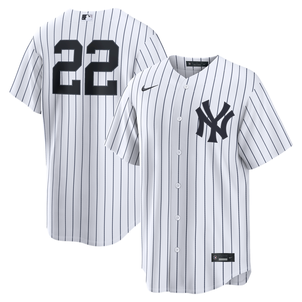 New York Yankees Ben Rice | Nike White Home Replica Jersey