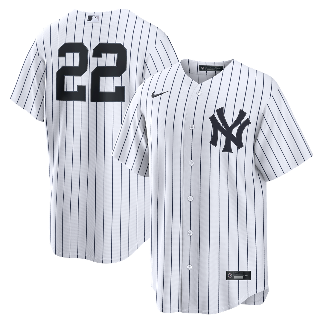 New York Yankees Ben Rice | Nike White Home Replica Jersey