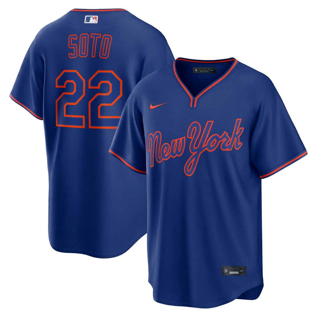 New York Mets Juan Soto | Nike Royal Alternate Replica Jersey