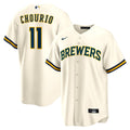 Milwaukee Brewers Jackson Chourio | Nike Cream Home Replica Jersey