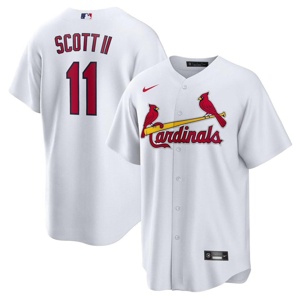 St. Louis Cardinals Victor Scott II | Nike White Home Replica Jersey