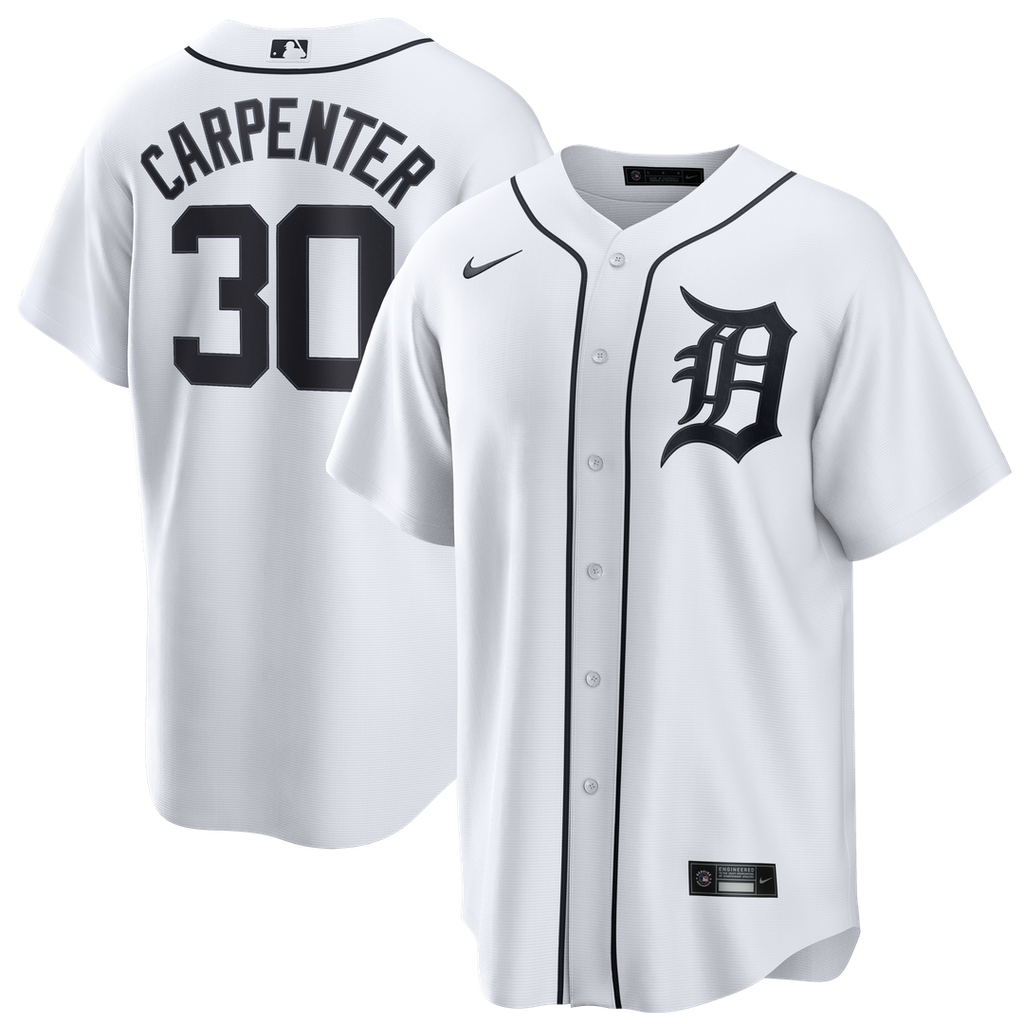 Detroit Tigers Kerry Carpenter | Nike White Home Replica Jersey