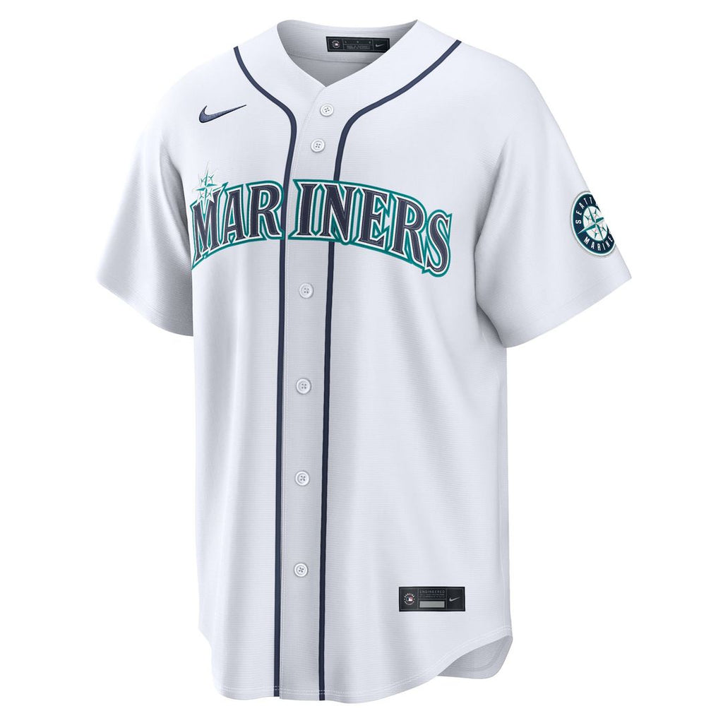 Seattle Mariners | Nike White Home Stadium Custom Jersey