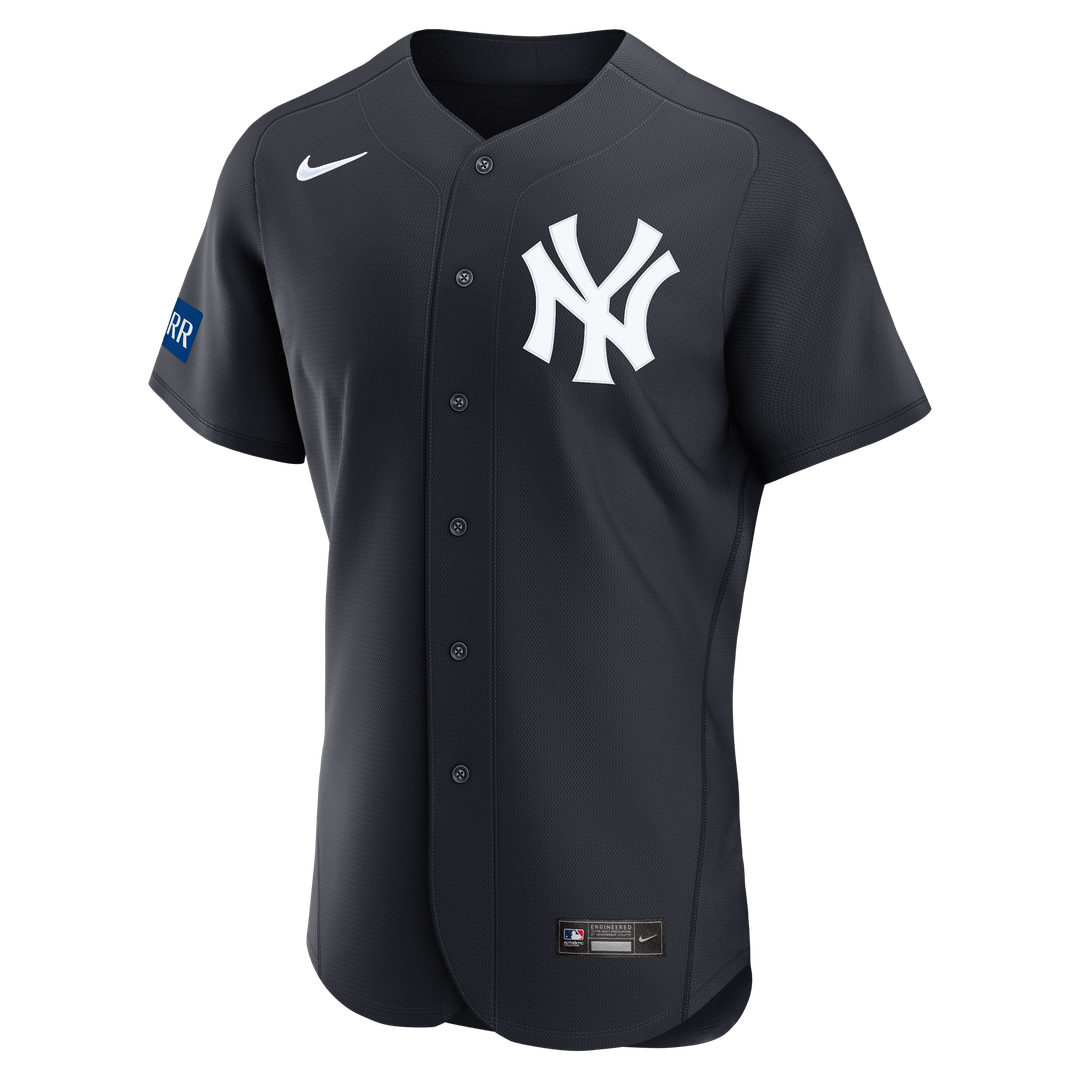 New York Yankees Aaron Judge | Nike White Home Authentic Sponsor Patch Jersey