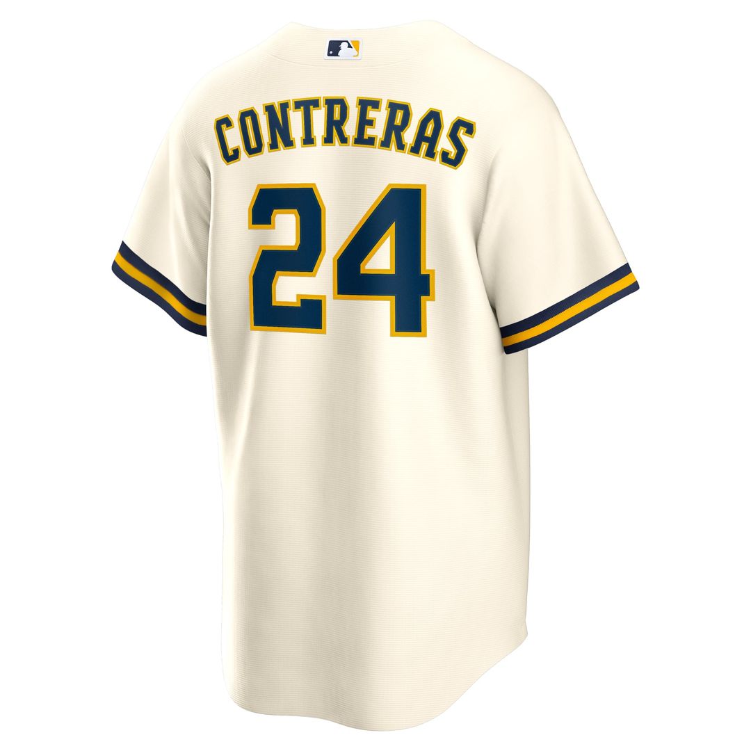 Milwaukee Brewers William Contreras | Nike Cream Home Replica Jersey