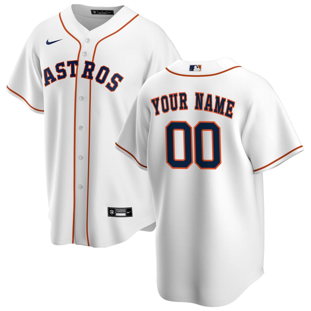 Houston Astros | Nike White Home Replica Custom Jersey