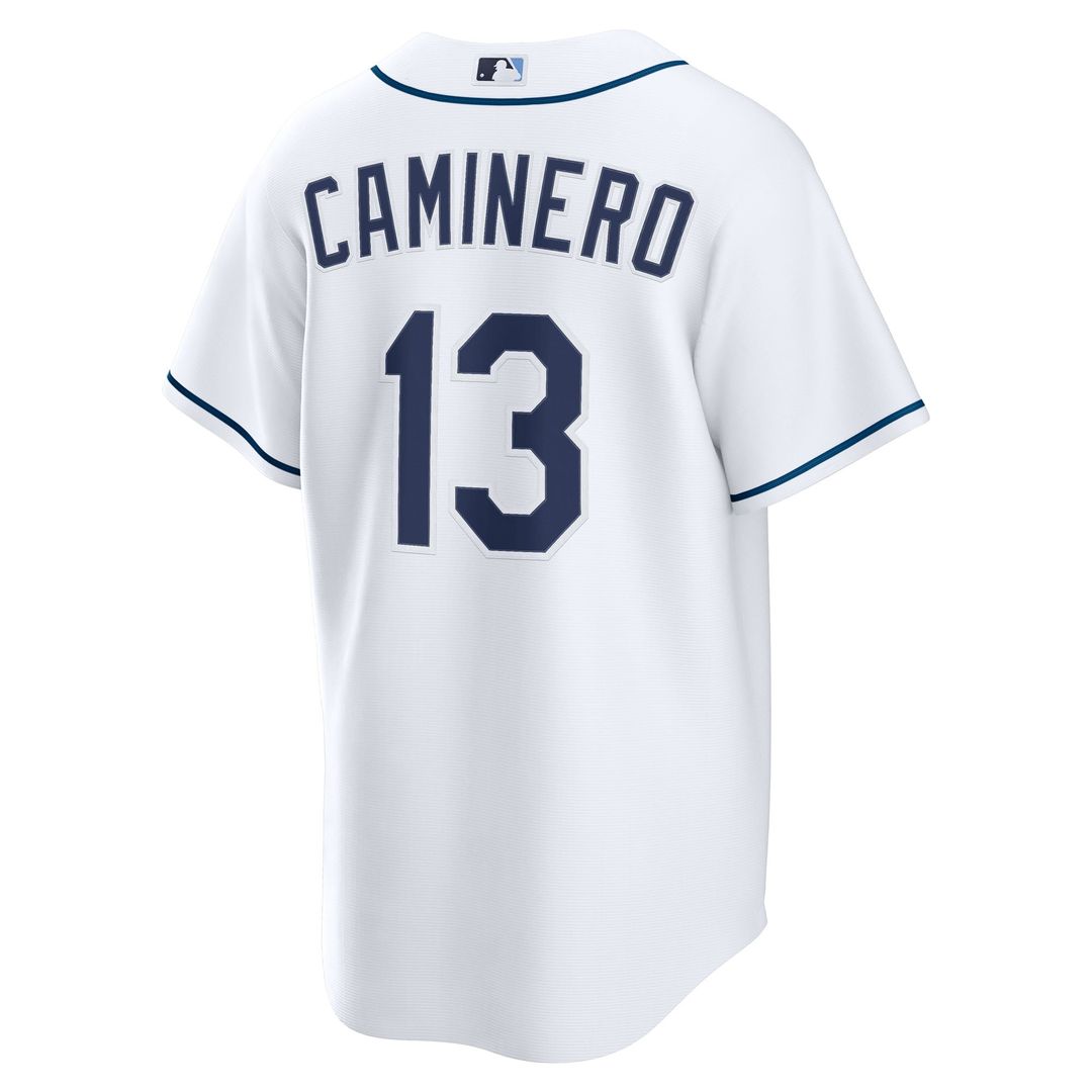 Tampa Bay Rays Junior Caminero | Nike White Home Replica Jersey