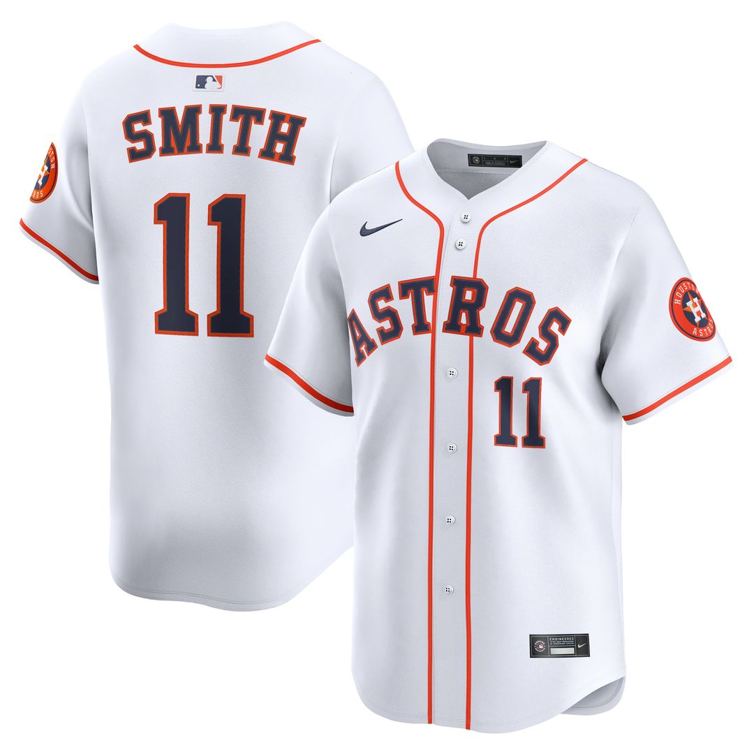 Houston Astros Cam Smith #11 | Nike White Home Limited Player Jersey