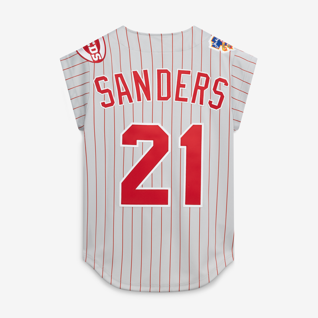 Cincinnati Reds Deion Sanders | Mitchell & Ness Gray 1997 Authentic Jersey