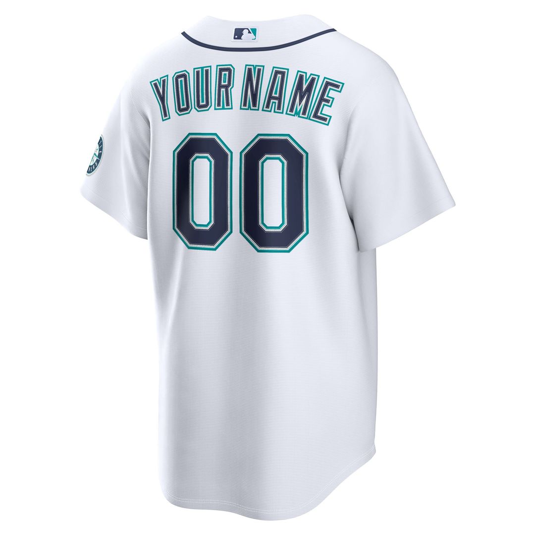 Seattle Mariners | Nike White Home Stadium Custom Jersey