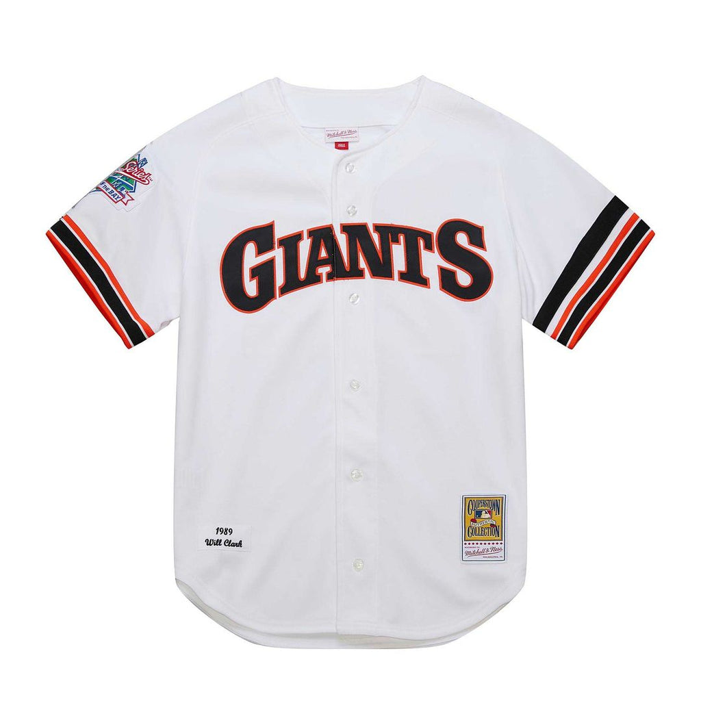 San Francisco Giants Will Clark | Mitchell & Ness White Cooperstown Collection 1989 Authentic Jersey