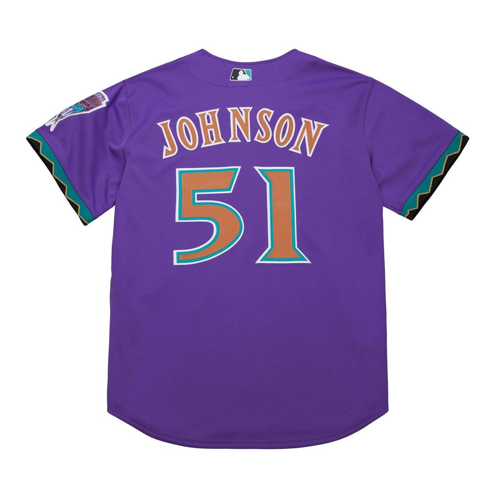 Arizona Diamondbacks Randy Johnson | Mitchell & Ness Purple 2000 Throwback Authentic Jersey