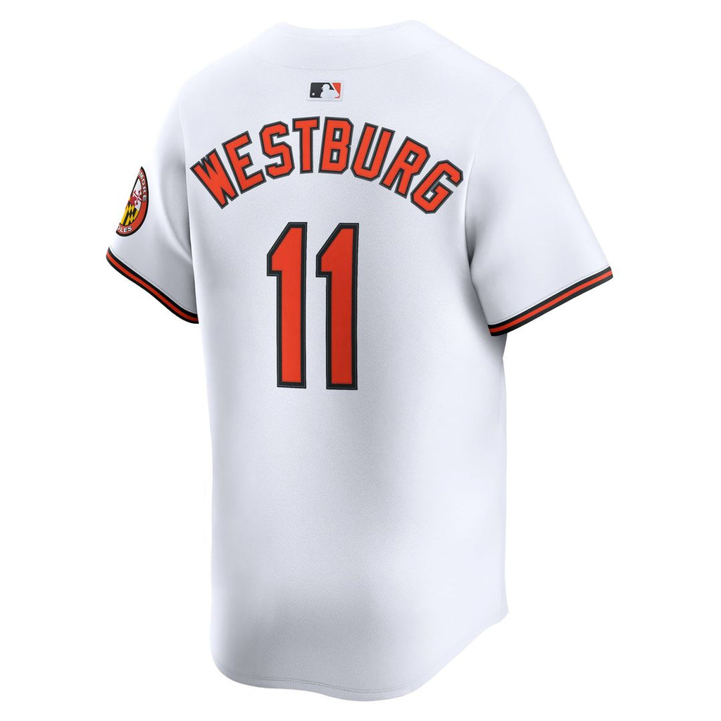 Baltimore Orioles Jordan Westburg | Nike White Home Limited Player Jersey