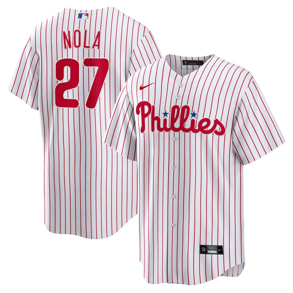 Philadelphia Phillies Aaron Nola | Nike White Home Replica Player Name Jersey