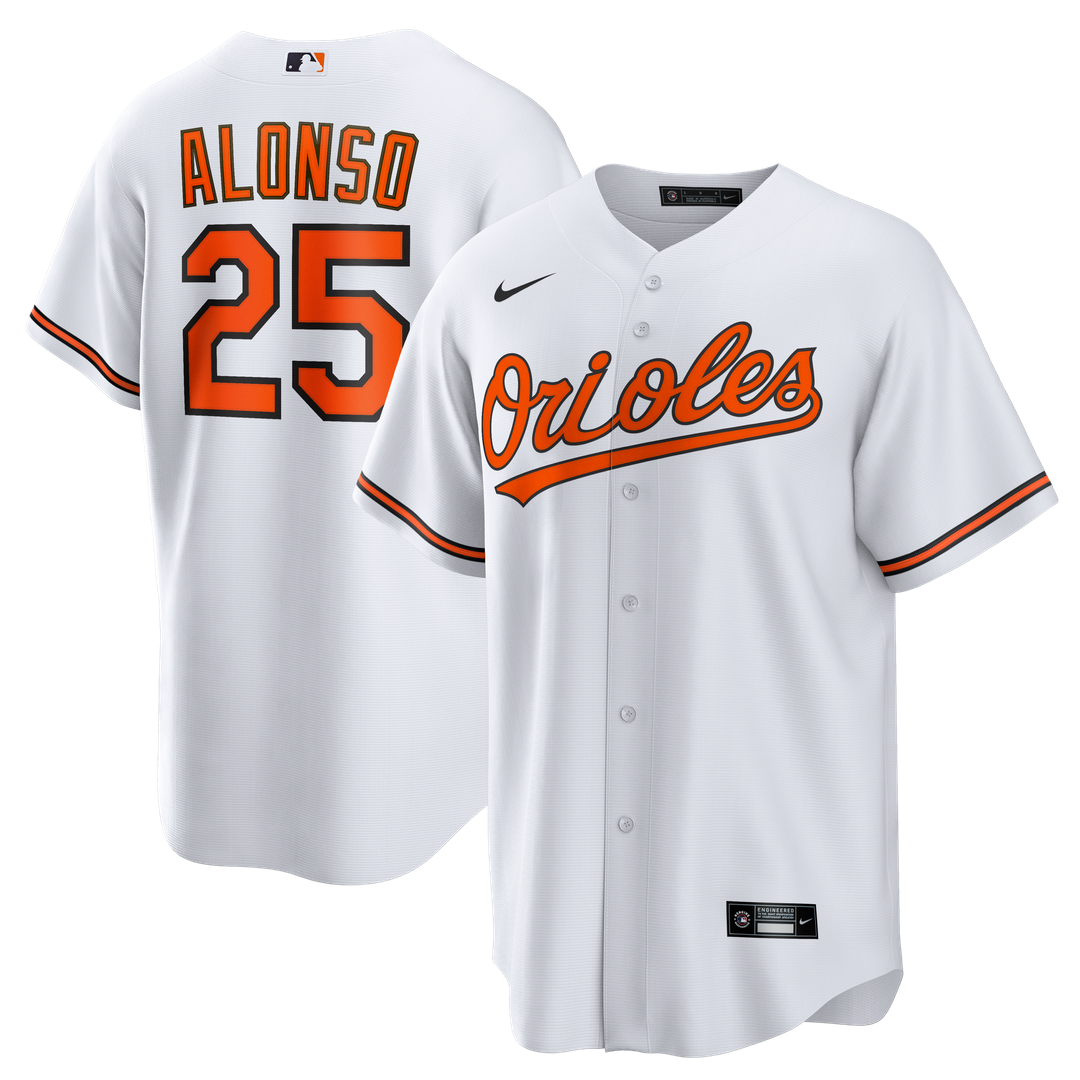 Baltimore Orioles Pete Alonso | Nike White Home Replica Jersey