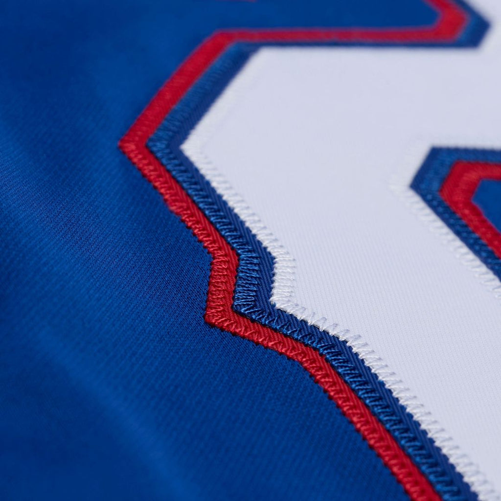 Texas Rangers Adrian Beltre | Mitchell & Ness Royal Cooperstown Mesh Batting Practice Button-Up Jersey
