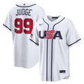 USA Baseball Aaron Judge | Nike White 2026 World Baseball Classic Home Stadium Jersey