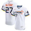 Houston Astros Jose Altuve | Nike White 2025 City Connect Elite Player Jersey
