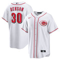 Cincinnati Reds Will Benson | Nike White Home Replica Jersey