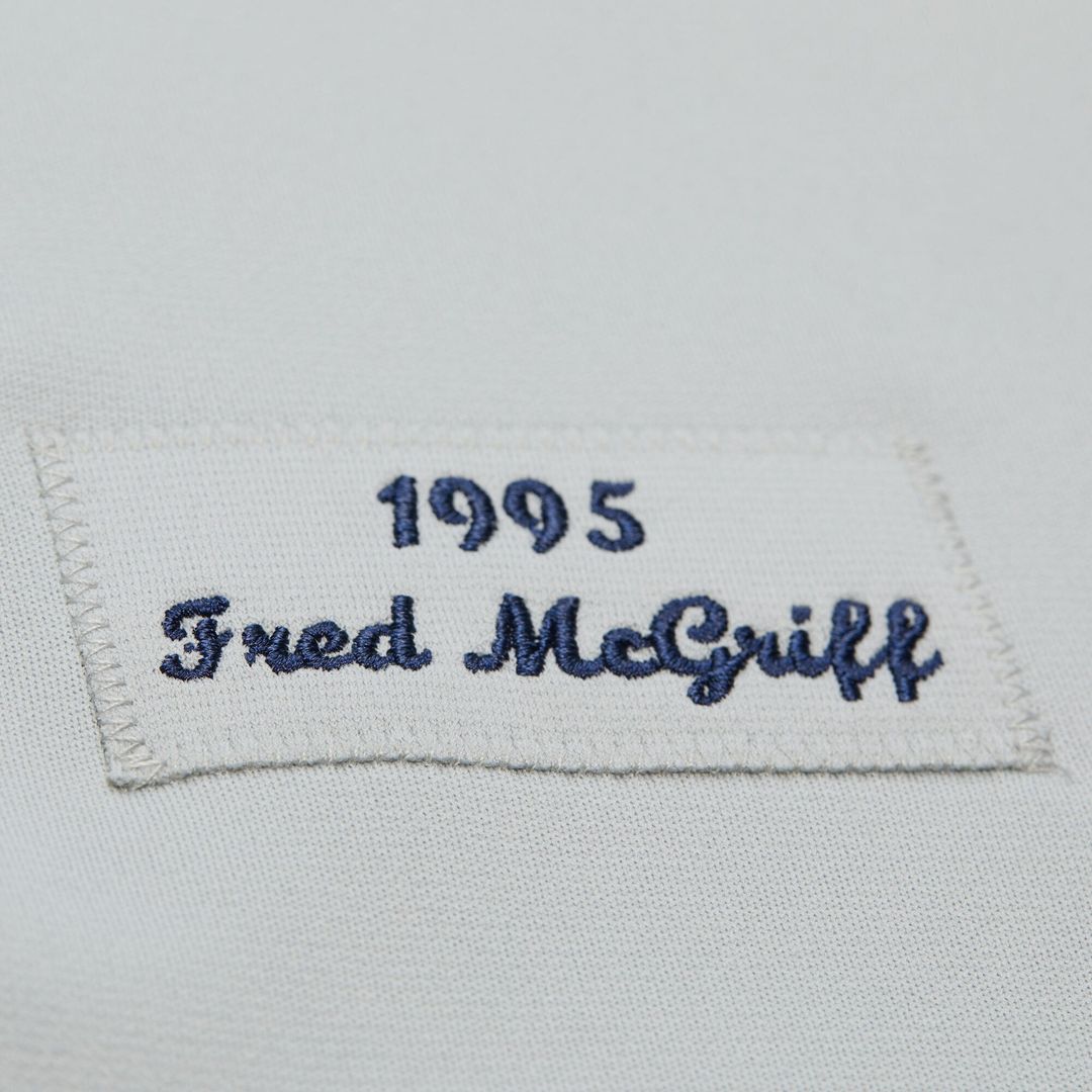 Atlanta Braves Fred McGriff | Mitchell & Ness Gray 1995 Throwback Authentic Jersey